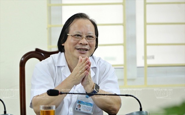 PGS.TS Nguyễn Viết Nhung, Giám đốc Bệnh viện Phổi Trung ương (Ảnh: SKĐS)