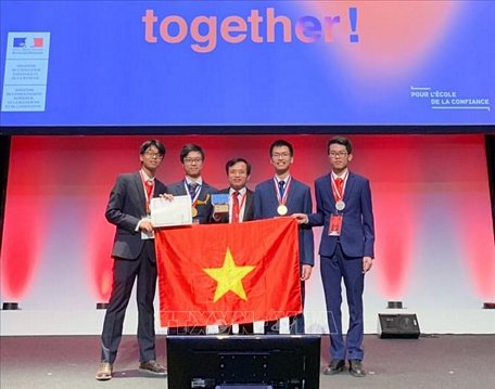 Bốn thí sinh Việt Nam tham dự Kỳ thi Olympic Hóa học quốc tế năm 2019 đều giành được huy chương. Ảnh tư liệu: TTXVN phát