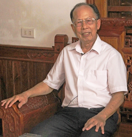 Nhà văn Nguyễn Thế Quang dành nhiều tâm huyết cho các tiểu thuyết lịch sử.