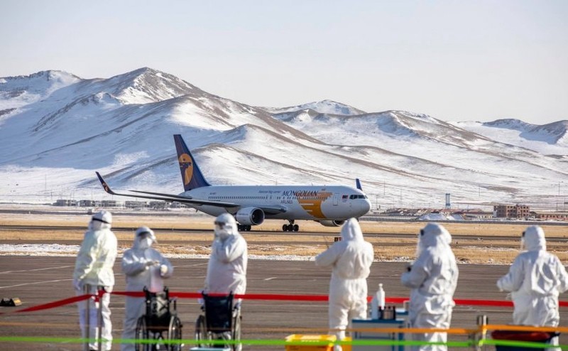 Mông Cổ thực hiện chuyến bay đón công dân từ châu Âu về nước. Ảnh: Medium