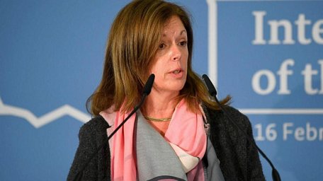 Đặc phái viên tạm quyền của Liên Hợp Quốc tại Libya Stephanie Williams. Ảnh: AFP 