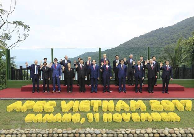  Sự kiện tổ chức thành công Hội nghị cấp cao APEC 2017 tại Việt Nam góp phần quan trọng nâng cao tầm ảnh hưởng, uy tín và vị thế Việt Nam trên trường quốc tế. (Nguồn: TTXVN)