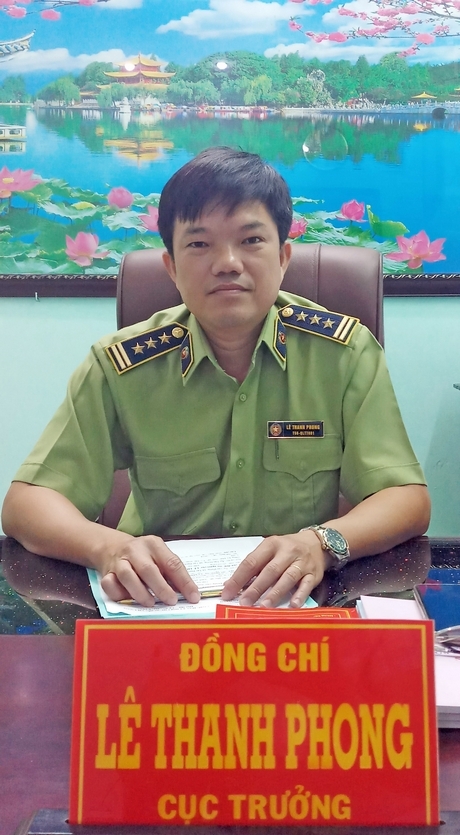 Cục trưởng Cục Quản lý thị trường Lê Thanh Phong.