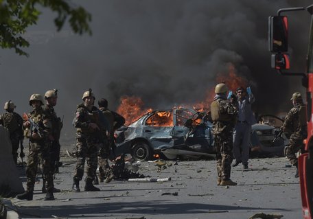 Một vụ đánh bom ở Kabul. Ảnh: Getty