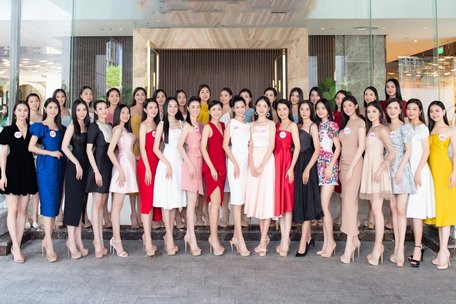 Top 35 Hoa hậu Việt Nam 2020 hội tụ tại TP. Hồ Chí Minh để chuẩn bị cho những hoạt động đầu tiên của vòng Chung kết.