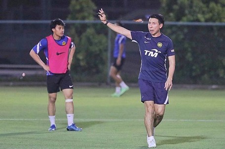 HLV Tan Cheng Hoe hạ quyết tâm cùng Malaysia đánh bại tuyển Việt Nam ở cuộc đối đầu sắp tới. (Ảnh: Liên đoàn Bóng đá Malaysia)