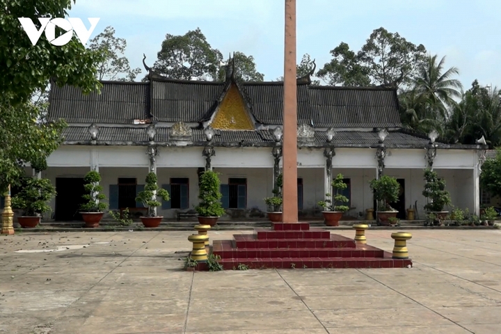 Tương tự một điểm chùa Khmer khác ở Trà Vinh thực hiện nghiêm Chỉ thị 16.