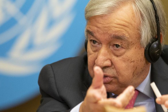 Tổng thư ký Liên Hiệp Quốc Antonio Guterres - Ảnh: AP