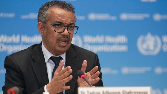 Tổng giám đốc Tổ chức Y tế thế giới (WHO) Tedros Adhanom Ghebreyesus - Ảnh: AFP