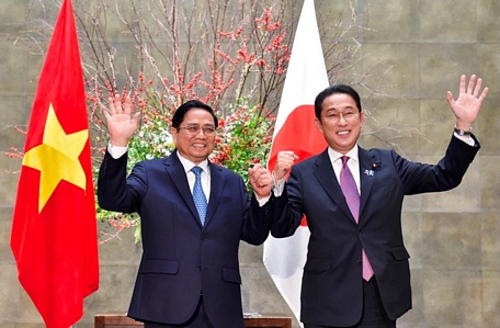Chuyến thăm chính thức Nhật Bản của Thủ tướng Phạm Minh Chính từ ngày 22-25/11 theo lời mời của Thủ tướng Nhật Bản Kishida Fumio một lần nữa khẳng định vị thế, uy tín của Việt Nam trong khu vực và trên thế giới. Ảnh: VGP/Nhật Bắc