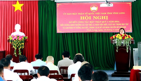 Ban Thường trực Ủy ban MTTQ Việt Nam tỉnh tổ chức họp sơ kết công tác mặt trận quý I/2024.