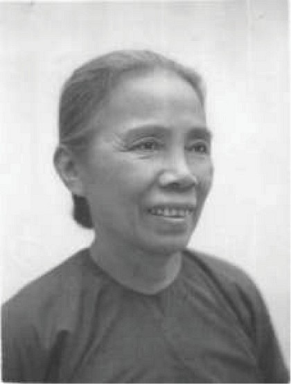 Chân dung cô Nguyễn Thị Hồng, nữ Bí thư Huyện ủy Vũng Liêm năm 1940.