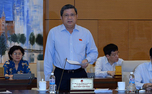 Chủ nhiệm Ủy ban kinh tế Nguyễn Văn Giàu