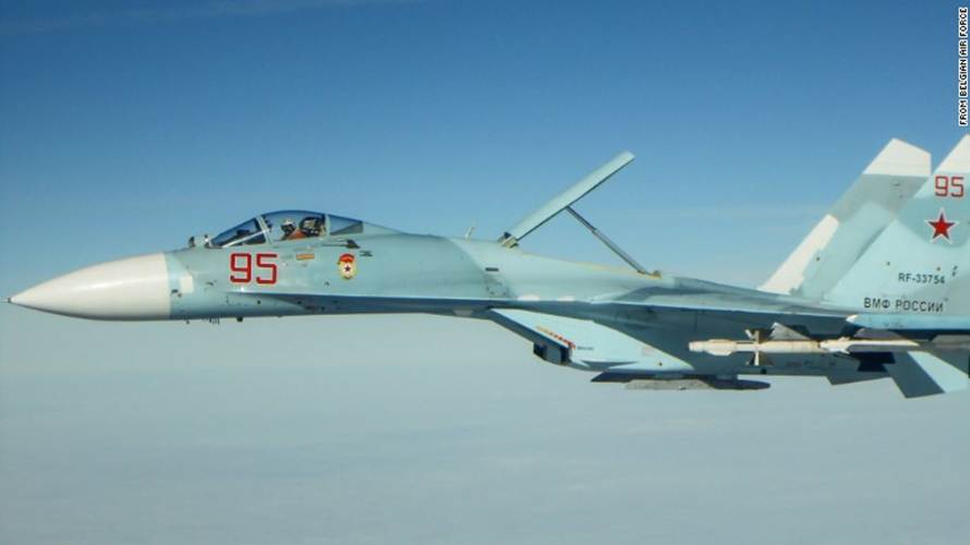 Một chiếc Su-27 Flanker của Nga. Ảnh Không quân Bỉ