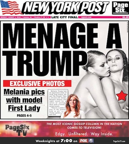 Ảnh khỏa thân mới công bố của Melania Trump