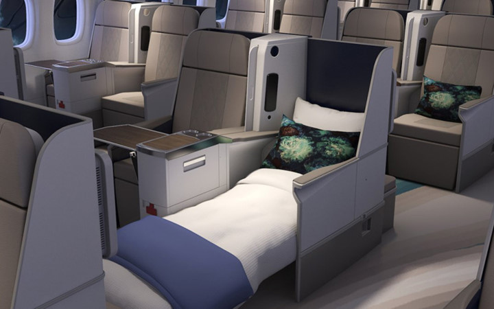 Những chiếc giường được thiết kế phù hợp cho những hành khách muốn chợp mắt một chút trước khi hạ cánh ở điểm dừng kế tiếp