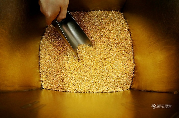 Những hạt vàng có độ tinh khiết 99,99%. (Nguồn: QQ)