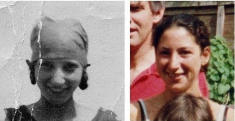 Hai người phụ nữ trong những bức ảnh này cách nhau đến 4 thế hệ. 