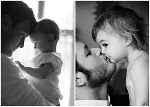 Những khoảnh khắc ngọt ngào của cha và con gái
