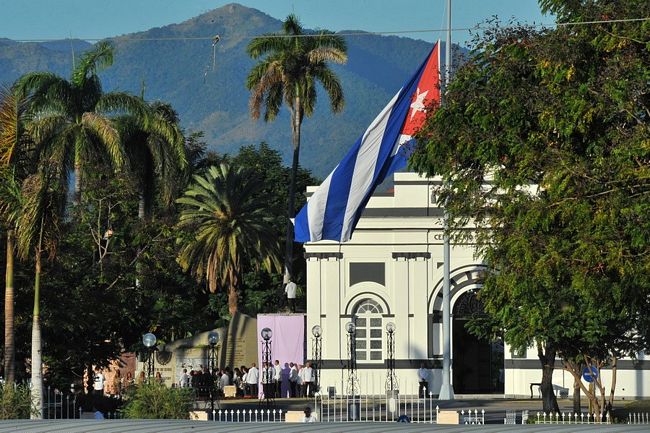 Nghĩa trang Santa Ifigenia tại thành phố Santiago de Cuba, nơi diễn ra lễ an táng lãnh tụ Fidel Castro. (Nguồn: AFP)