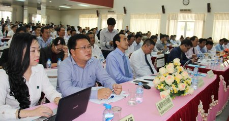 Hội thảo nhận được sự quan tâm lớn của lãnh đạo các tỉnh và doanh nghiệp khu vực ĐBSCL