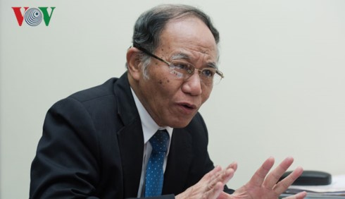 GS Hoàng Chí Bảo, nguyên Ủy viên Hội đồng lý luận Trung ương (ảnh: Vũ Toàn)