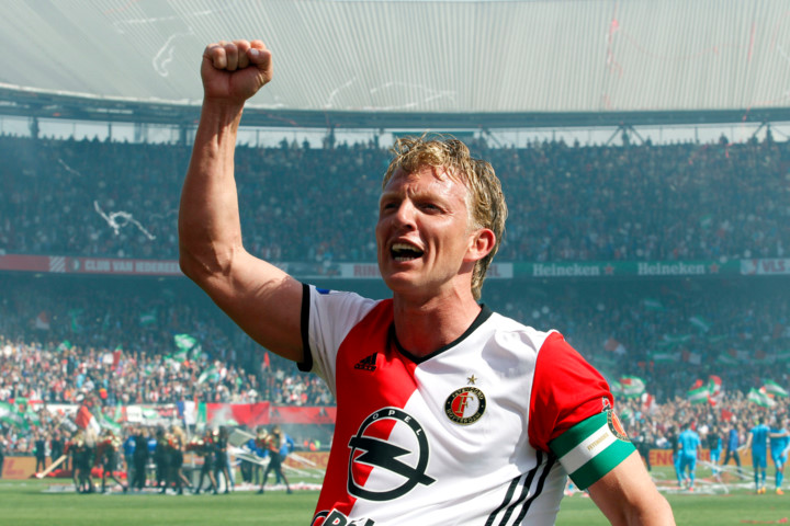 Dirk Kuyt (1980): Không chỉ thi đấu ở tuổi 37, Kuyt còn góp công giúp Feyenoord vô địch giải Hà Lan mùa trước.