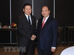 Thủ tướng Chính phủ Nguyễn Xuân Phúc gặp Thủ tướng Chính phủ Lào