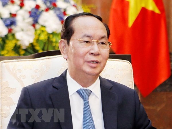 Chủ tịch nước Trần Đại Quang. (Ảnh: Lâm Khánh/TTXVN)