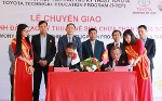 Toyota Việt Nam tài trợ gói thiết bị kỹ thuật cho Trường ĐH Sư phạm kỹ thuật Vĩnh Long