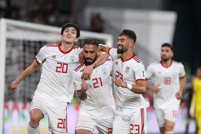 Iran đã thẳng tiến tứ kết Asian Cup 2019 sau khi vượt qua Oman. (Nguồn: AFC)