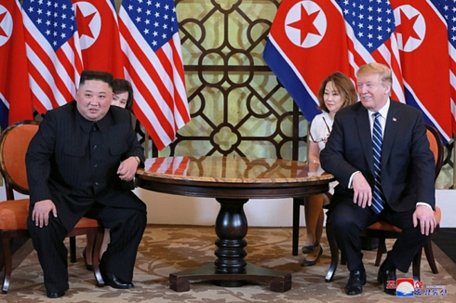 Chủ tịch Triều Tiên Kim Jong Un và Tổng thống Mỹ Donald Trump. Ảnh: KCNA.