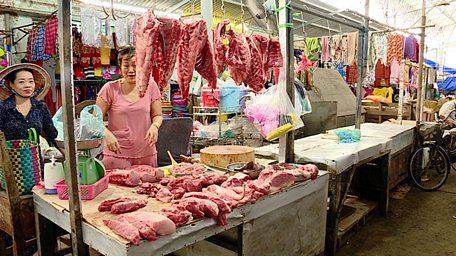 Kiểm tra việc phòng chống dịch tả lợn Châu Phi ở phường- xã và các điểm chợ