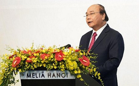  Thủ tướng Nguyễn Xuân Phúc phát biểu tại tiệc chiêu đãi kỷ niệm 74 năm Quốc khách nước Cộng hòa Xã hội Chủ nghĩa Việt Nam.