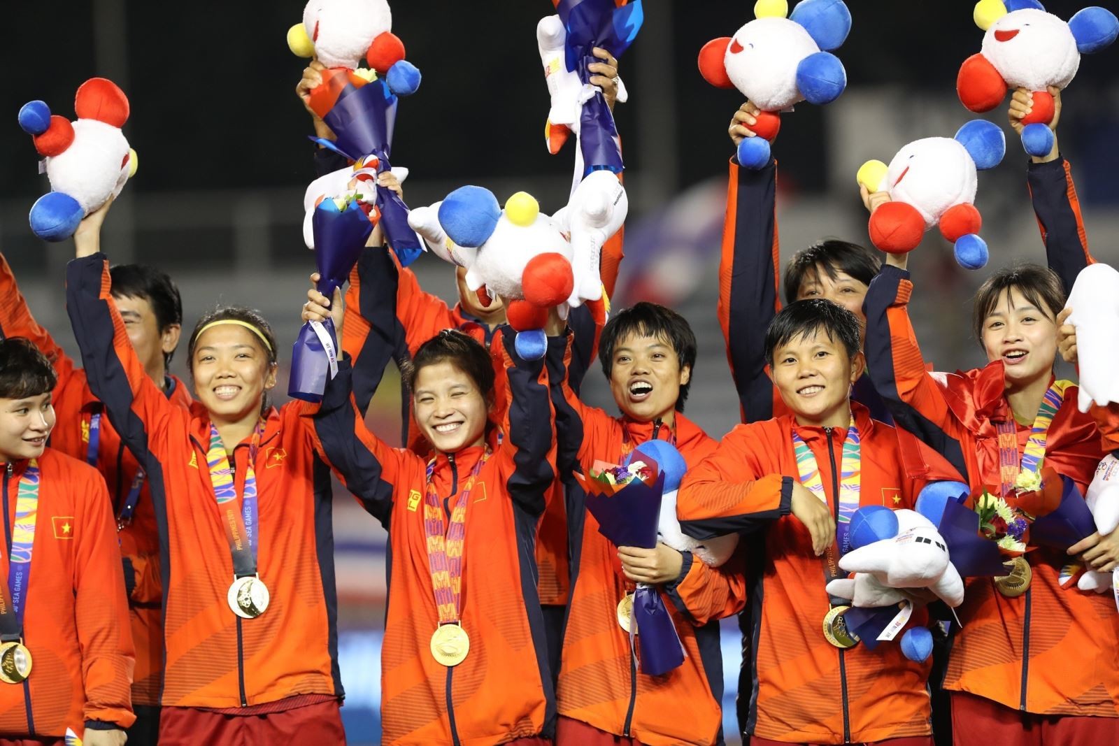 Cơ hội cho tuyển nữ Việt Nam lần đầu tiên góp mặt ở giải đấu bóng đá lớn nhất thế giới là rất lớn. Ảnh: TTXVN