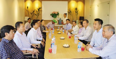 Đoàn khảo sát Tỉnh ủy đến khảo sát tại Bình Minh Ecolodge.