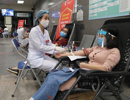 Viện Huyết học - Truyền máu Trung ương tiếp tục kêu gọi người dân tham gia hiến máu cứu người bệnh.