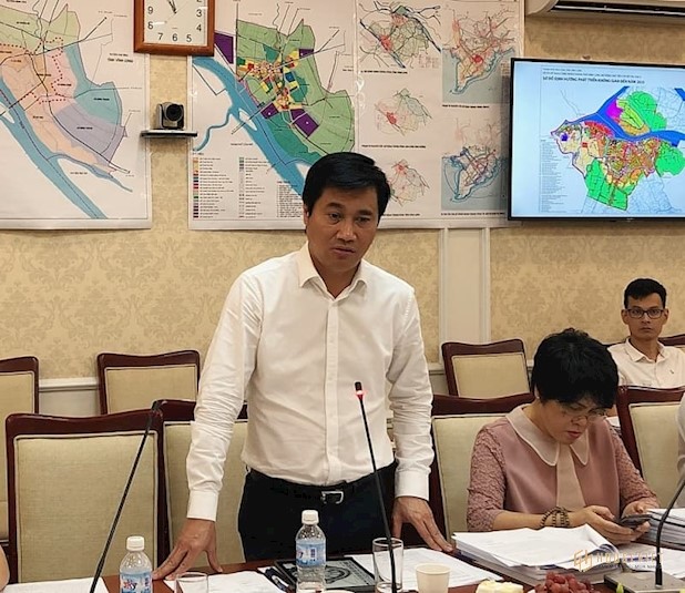 Thứ trưởng Nguyễn Tường Văn chủ trì hội nghị thẩm định.