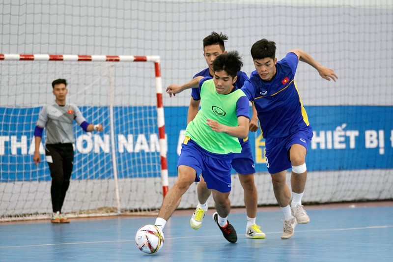 ĐT Futsal Việt Nam chủ động trong công tác chuẩn bị, hướng tới mục tiêu cạnh tranh suất dự VCK FIFA Futsal World Cup 2021. (Ảnh: VFF)