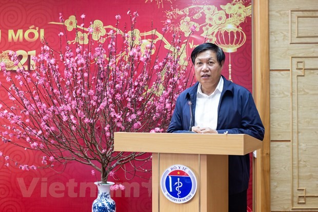 Thứ trưởng Bộ Y tế Đỗ Xuân Tuyên. (Ảnh: PV/Vietnam+)