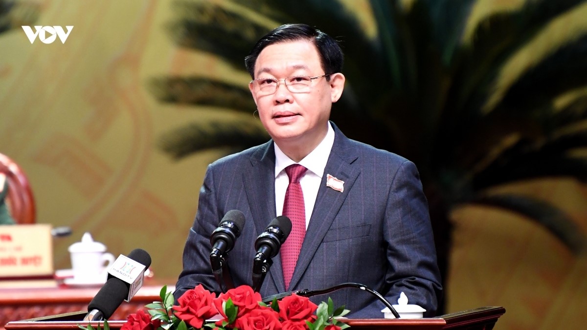 Ủy viên Bộ Chính trị, Bí thư Thành ủy Hà Nội Vương Đình Huệ yêu cầu cần đẩy nhanh tiến độ, đảm bảo chất lượng các công trình Seagames.