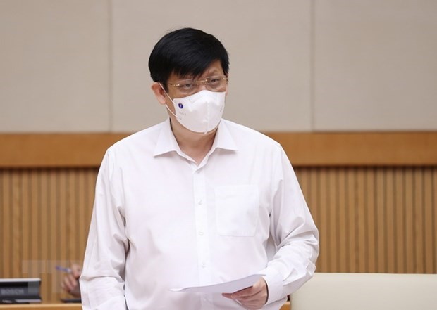 Bộ trưởng Bộ Y tế Nguyễn Thanh Long. (Ảnh: Dương Giang/TTXVN)