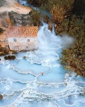 Hồ bơi nước nóng như ruộng bậc thang đẹp nổi tiếng Italy