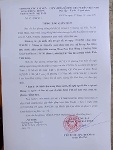 Thông báo khẩn của BCĐ Phòng chống dịch COVID-19 phường Cái Vồn (TX Bình Minh)