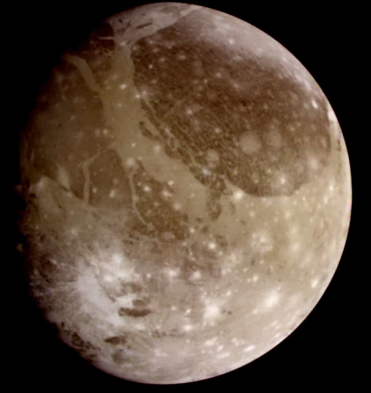 Mặt trăng Ganymade của sao Mộc có kích thước lớn lớn hơn cả sao Thủy và Sao Diêm vương.