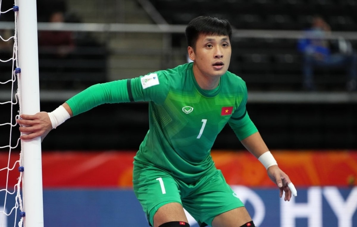 Hồ Văn Ý lọt top 10 thủ môn Futsal hay nhất thế giới năm 2021. (Ảnh: Getty). 
