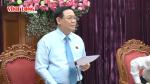 Chủ tịch Quốc hội Vương Đình Huệ làm việc với BCH Đảng bộ tỉnh Vĩnh Long