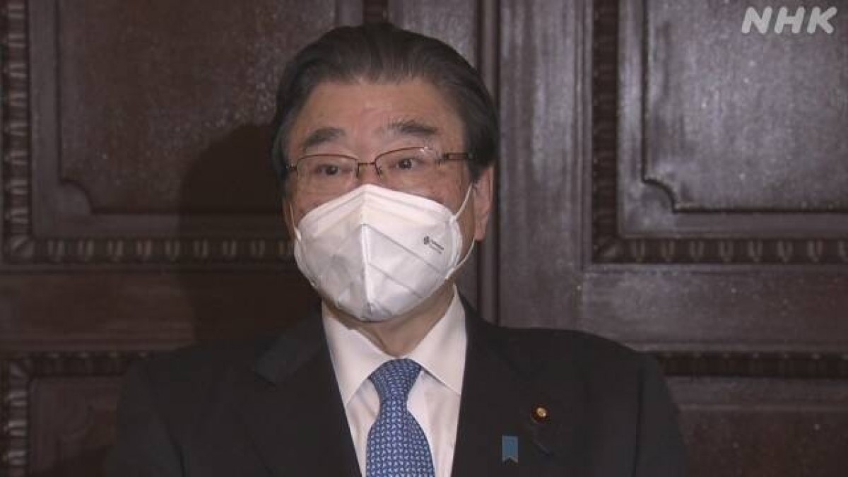 BT Y tế và Lao động Goto Shigeyuki. Ảnh: NHK