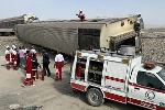 Tàu trật bánh ở Iran, ít nhất 17 người chết