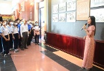 Đoàn viên thanh niên tham quan, nghe nói chuyện chuyên đề về Chủ tịch HĐBT Phạm Hùng